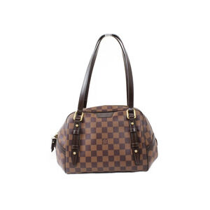 Louis Vuitton Rivington Ebene Brown One Hand Shoulder Bag Handbag